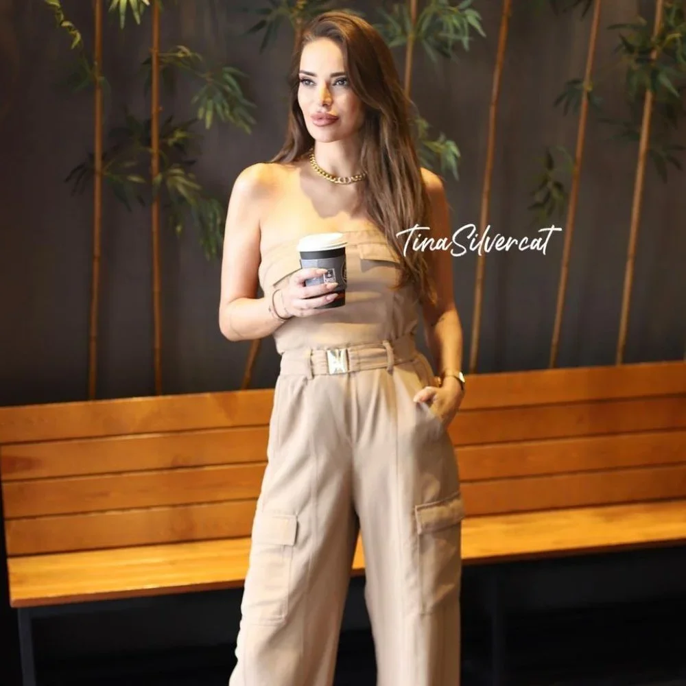 BLOGGER'S FAVE! Zara Belted Cargo Jumpsuit NWT